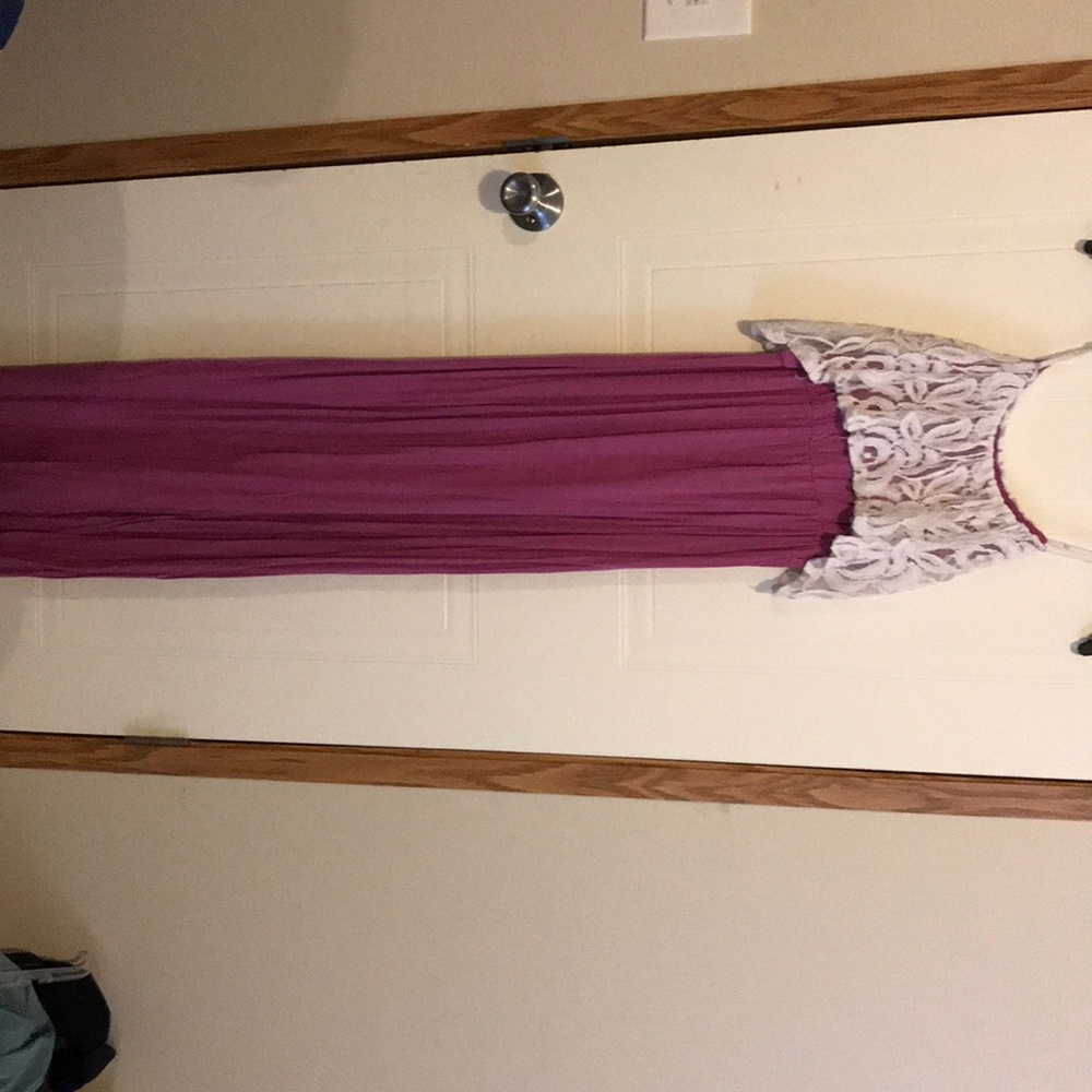 Pink blush maternity dress